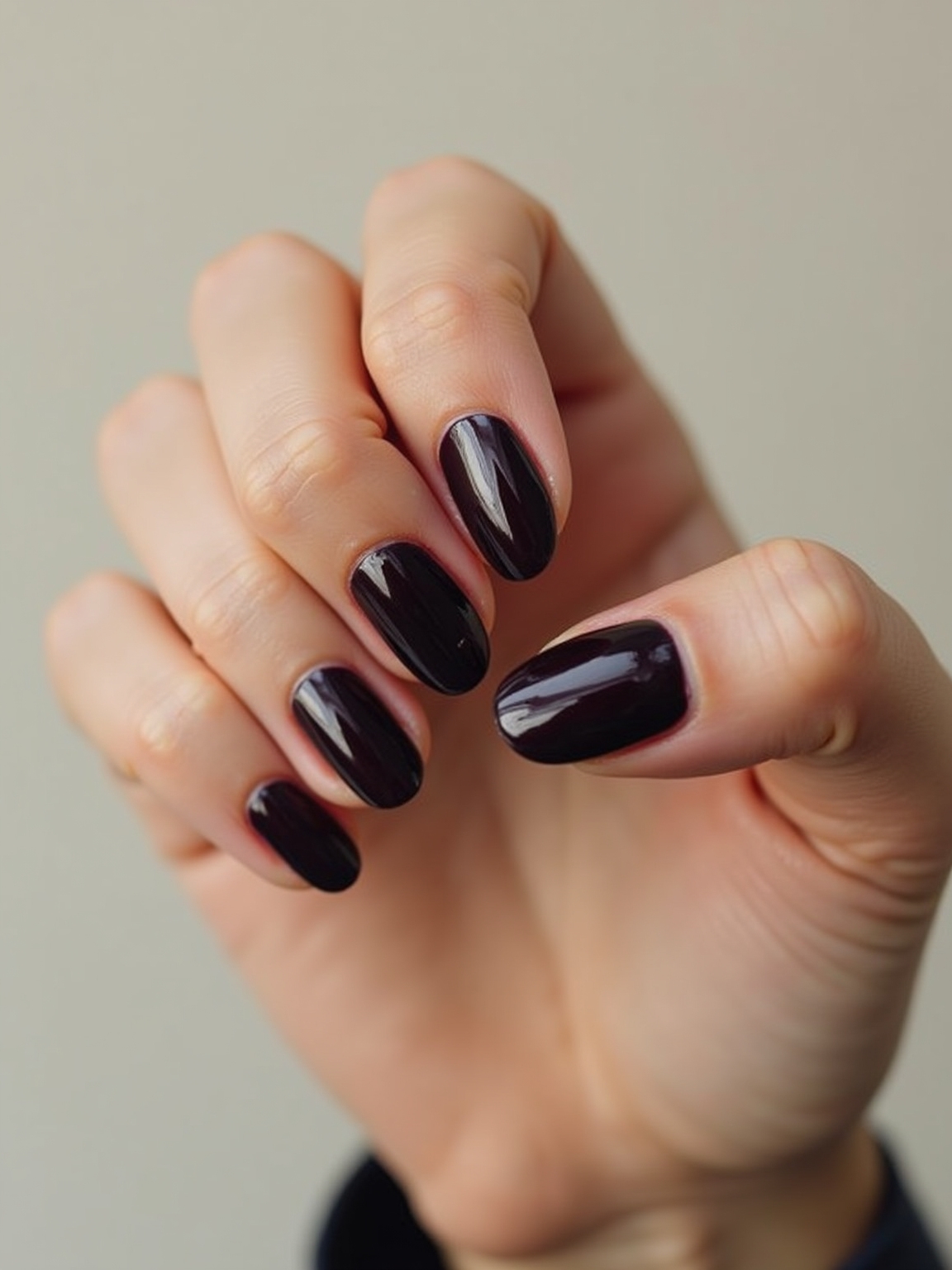 ultra glossy inky mirror shine