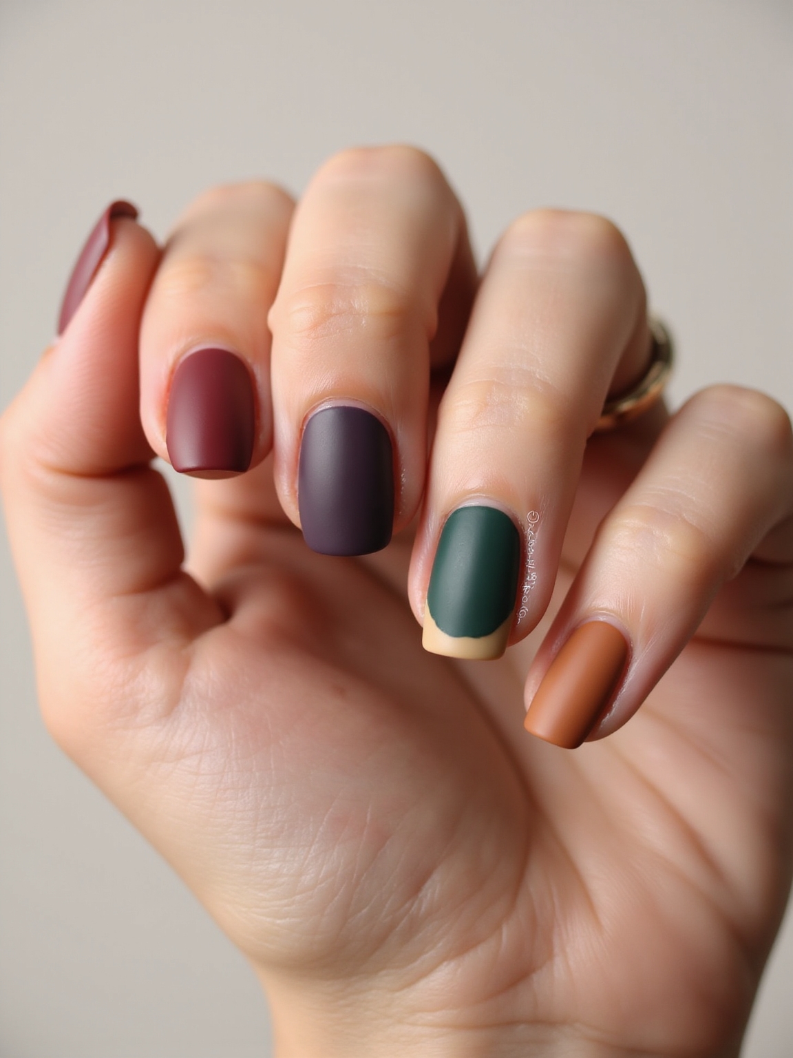 velvet matte with glossy accents