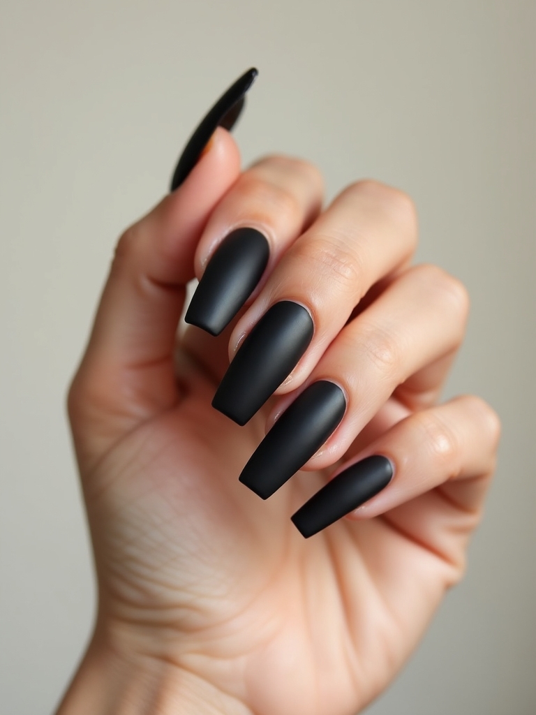 velvety matte black gilded