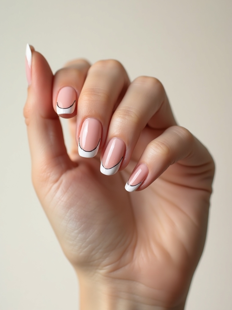 whisper thin modern nail art