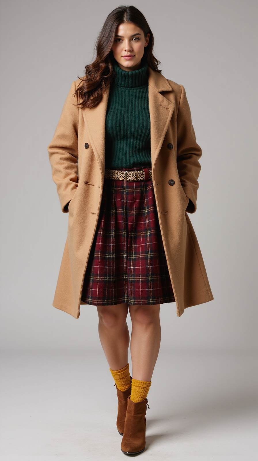 confidently mixed prints and neutrals