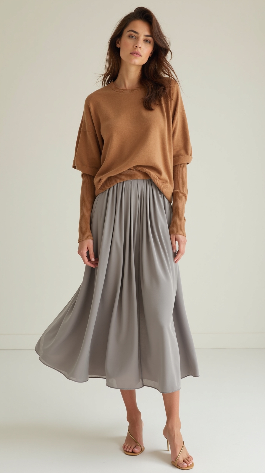 cozy cashmere midi elegance