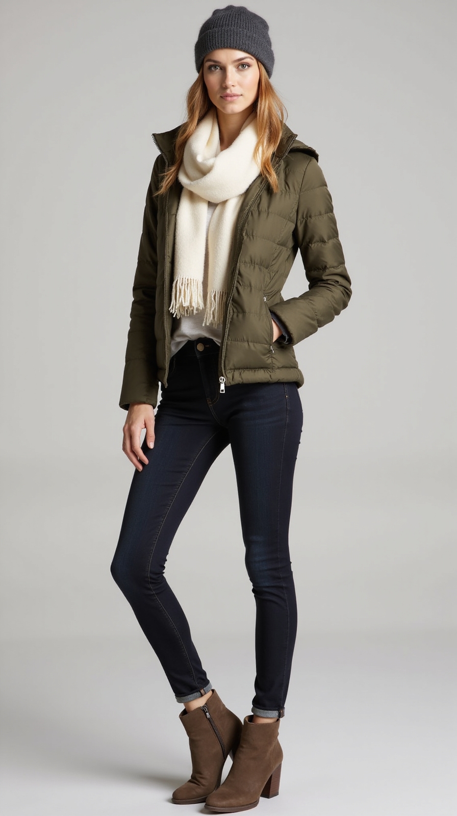 cozy layered polished winterwear