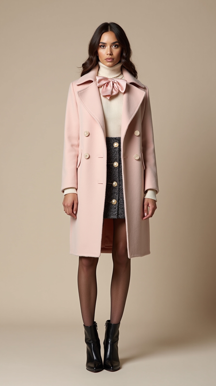 cute cozy winter coquette outfits