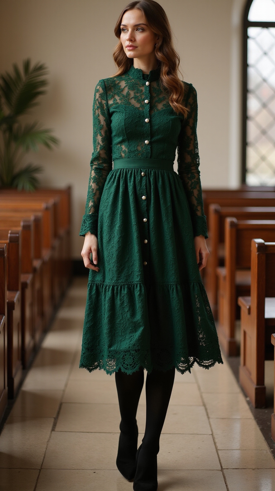 elegant lace cozy layers