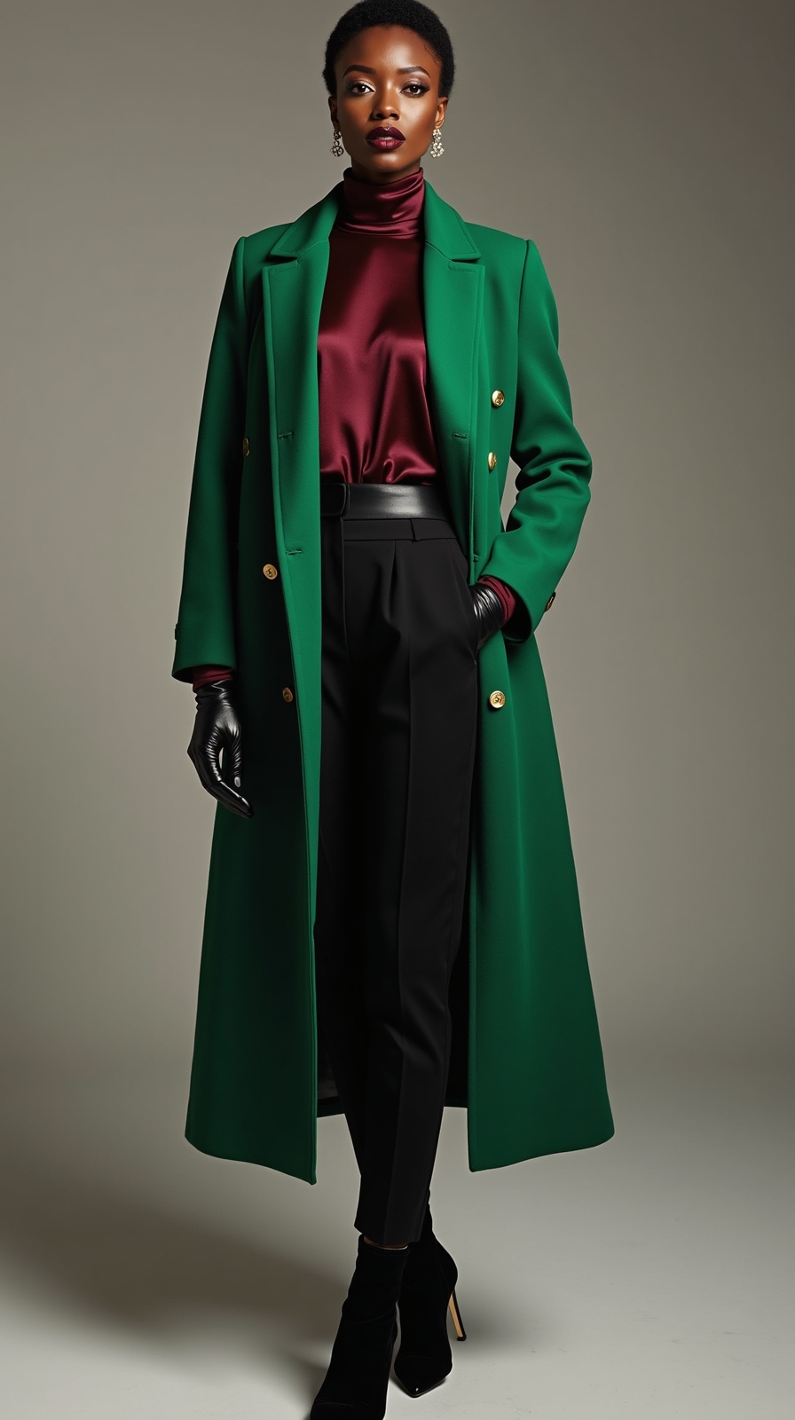 jewel toned tailored winter coats
