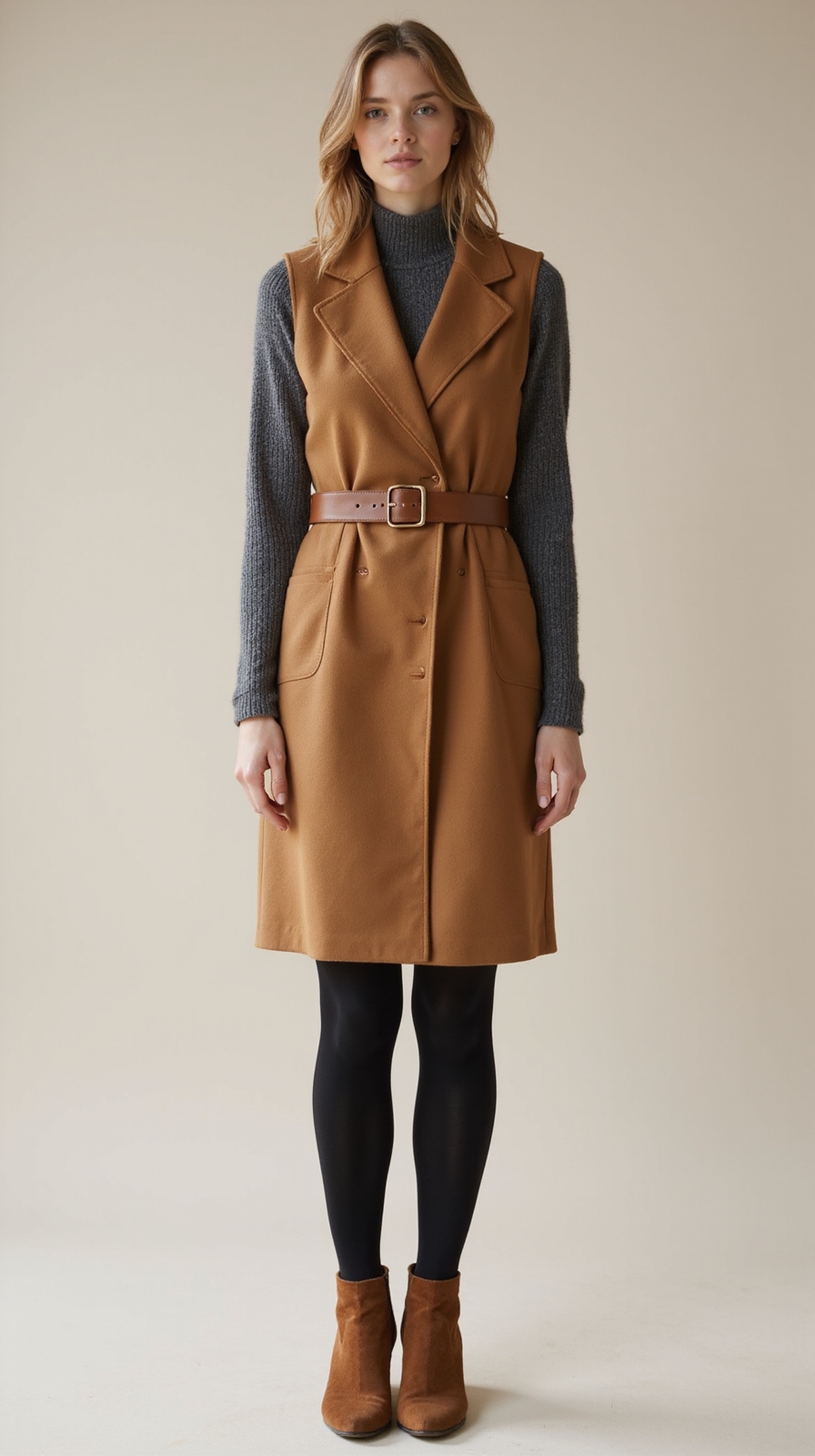 layered dress tights boots