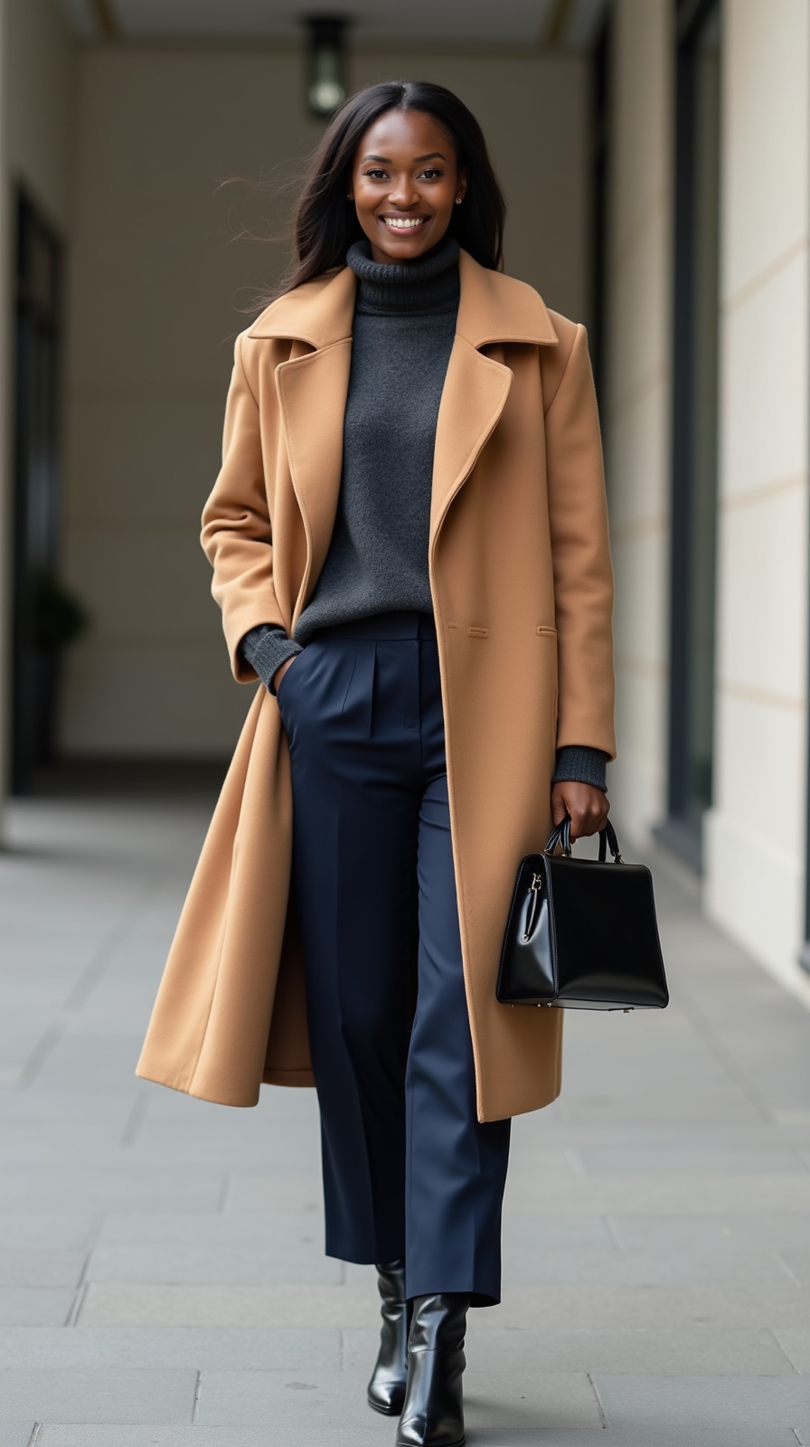 layered sleek commute ready outfits