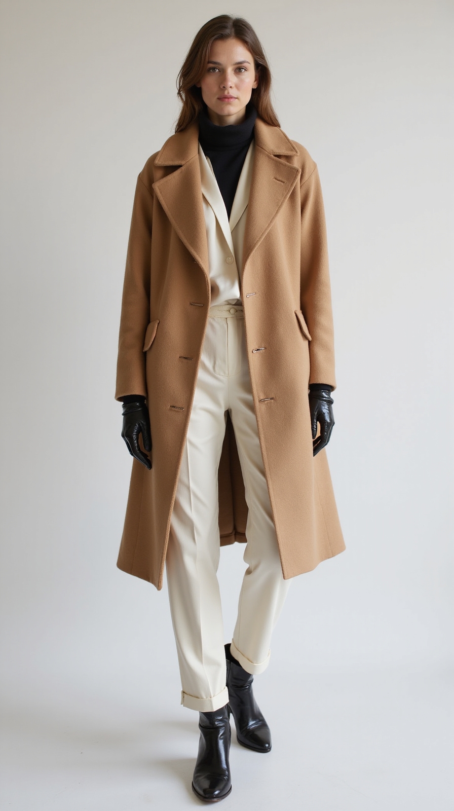monochrome base statement coat