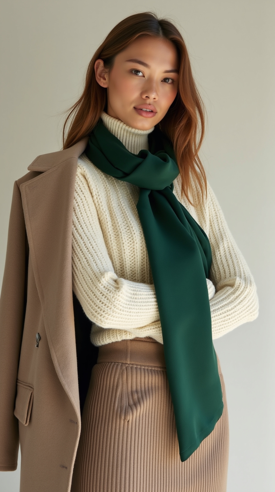 monochrome knits bold scarf