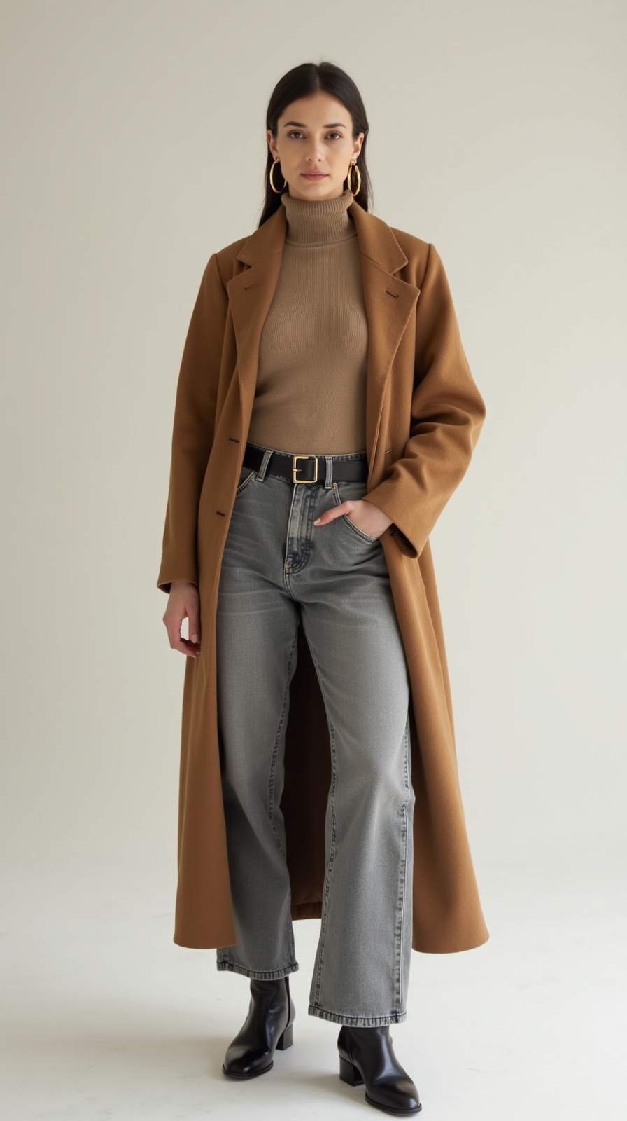 monochrome minimal casual silhouette