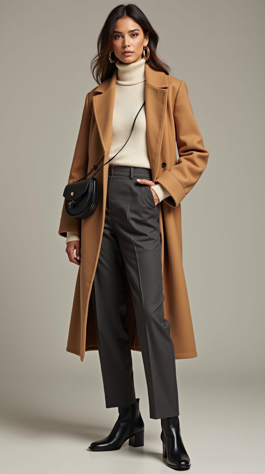 neutral knits tailored coats remix