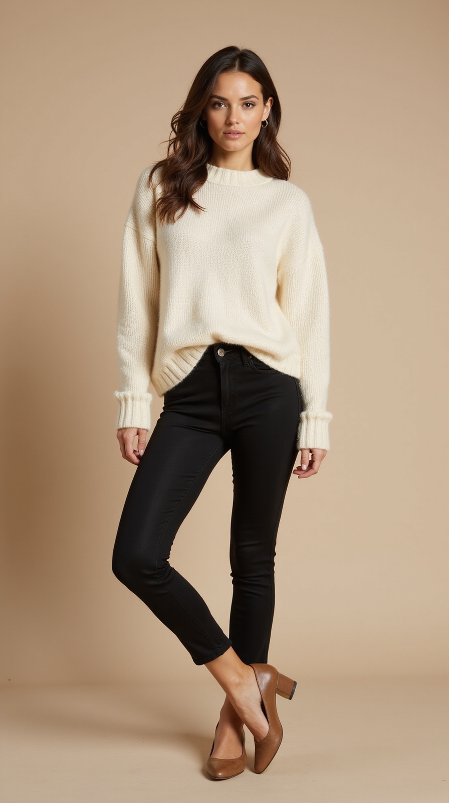 oversized sweater skinny jeans