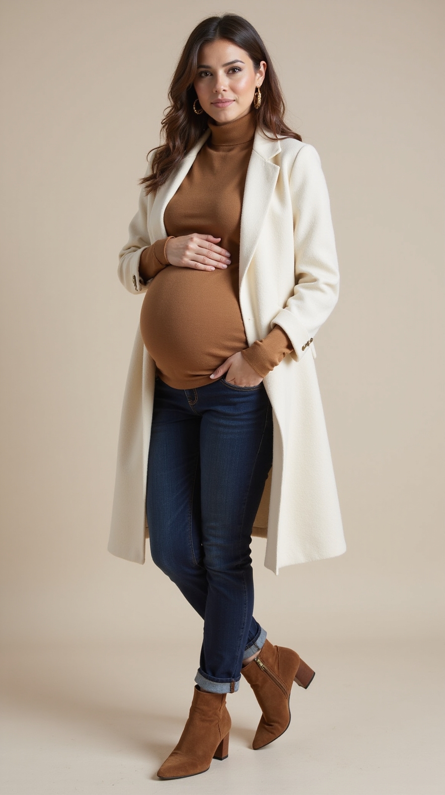 polished flexible maternity bottoms
