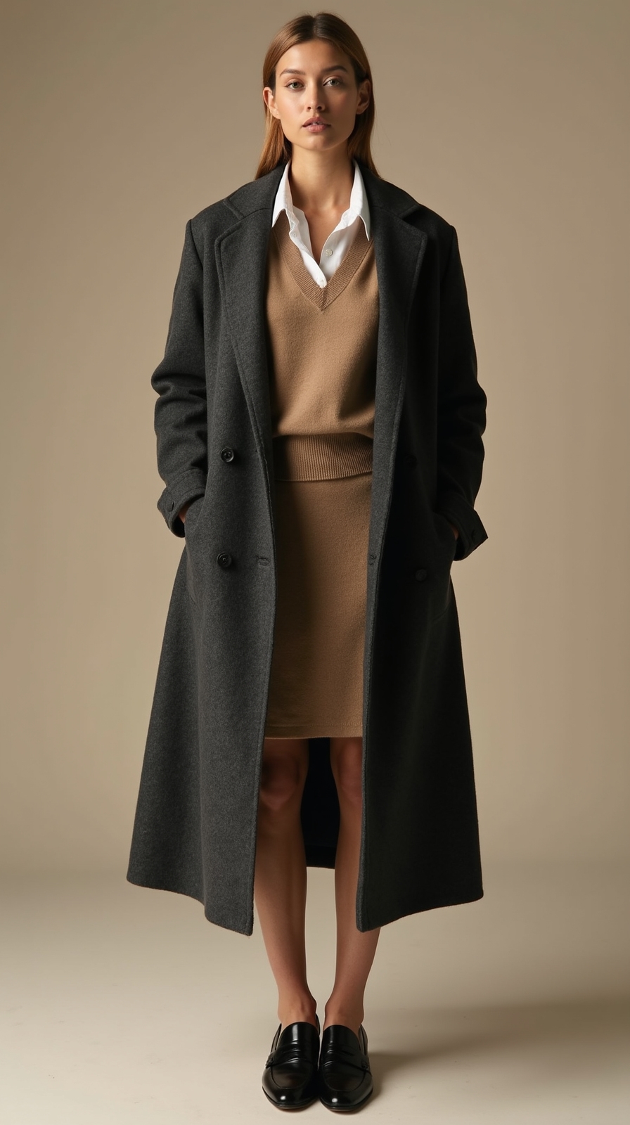 polished layered cozy warmth