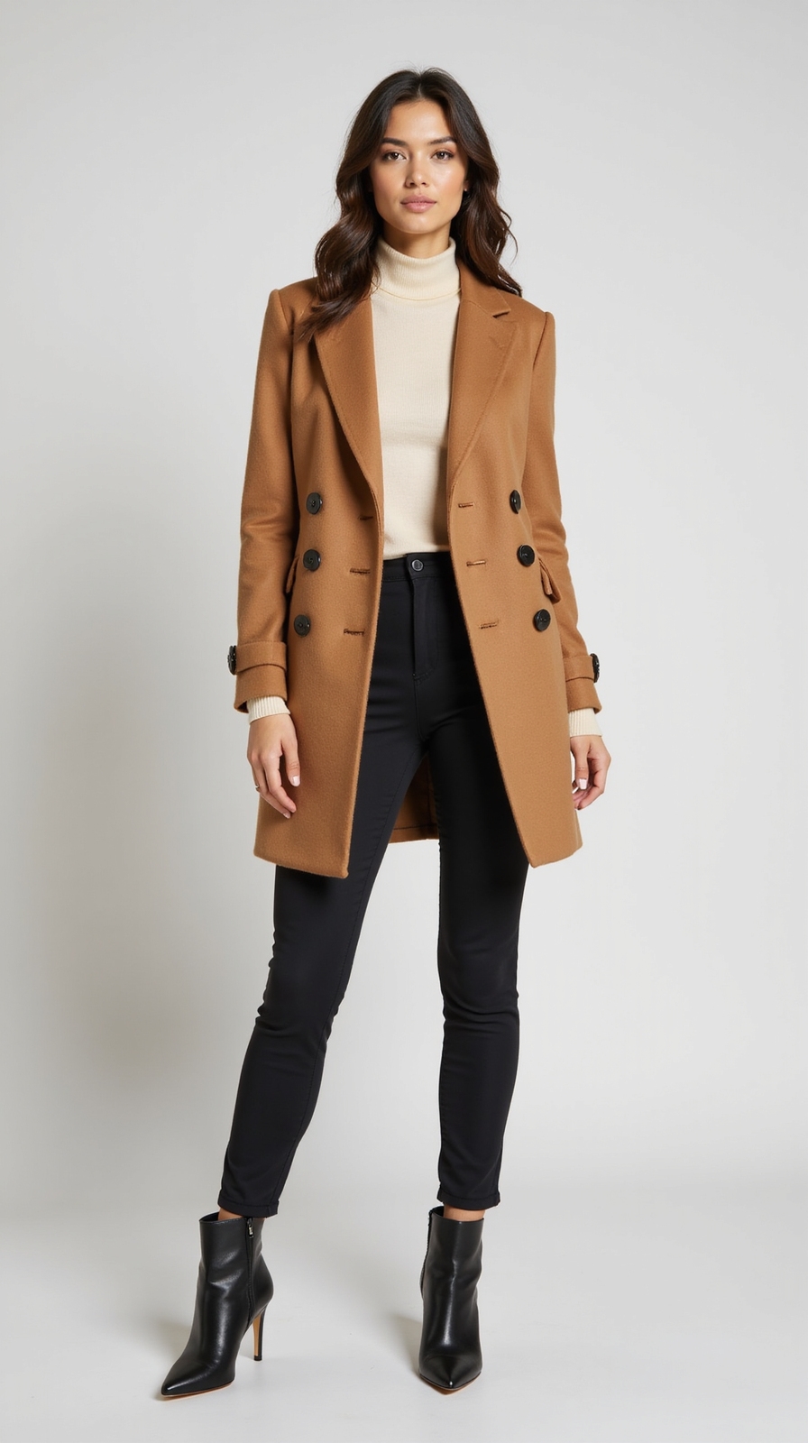 ponte leggings with coat