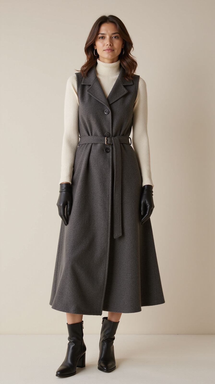 sleek warm layered elegance