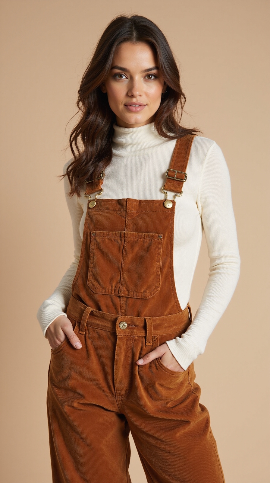 slim thermal with corduroys