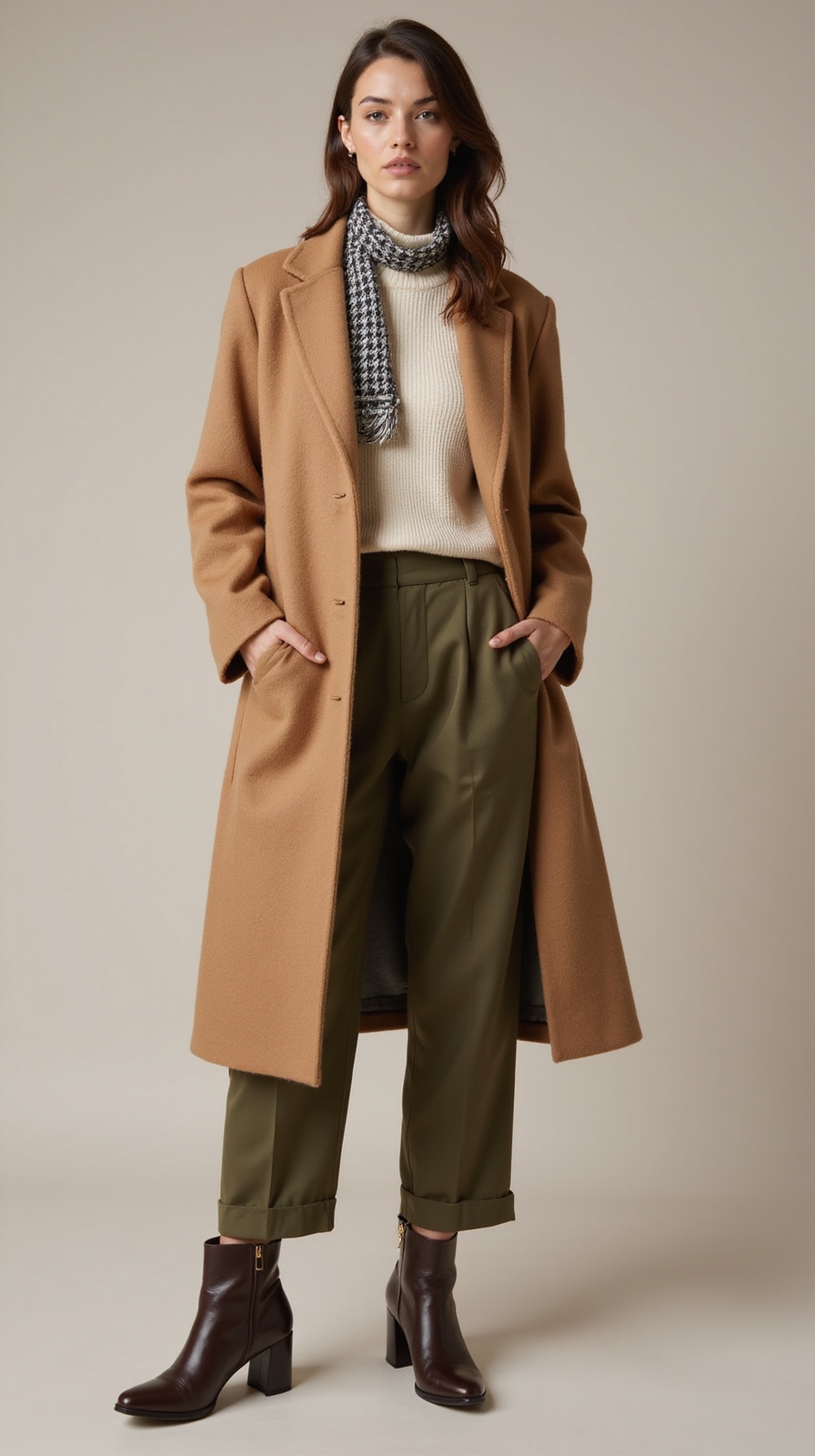 soft neutrals one bold print