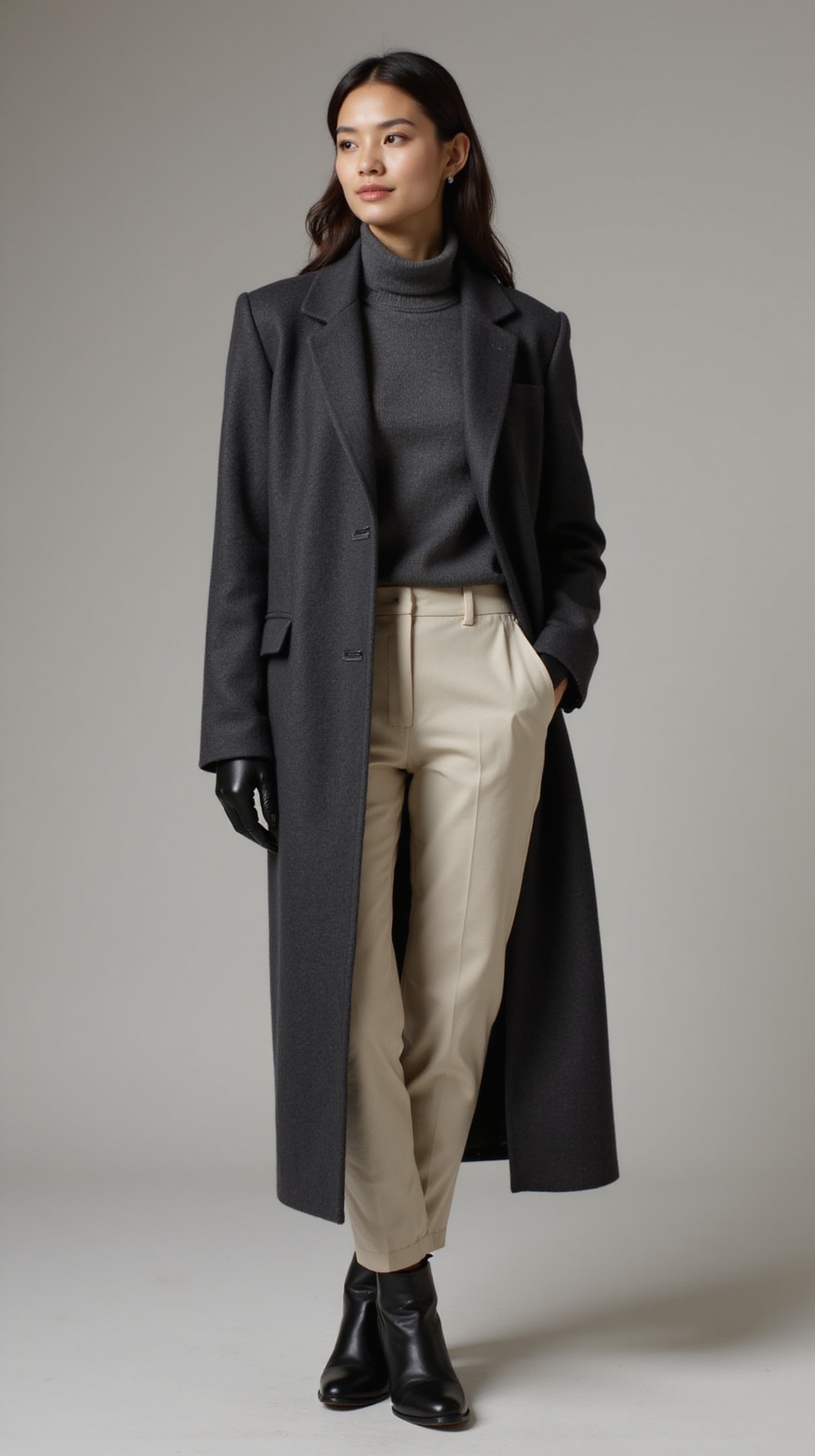 streamlined coat refined minimalism