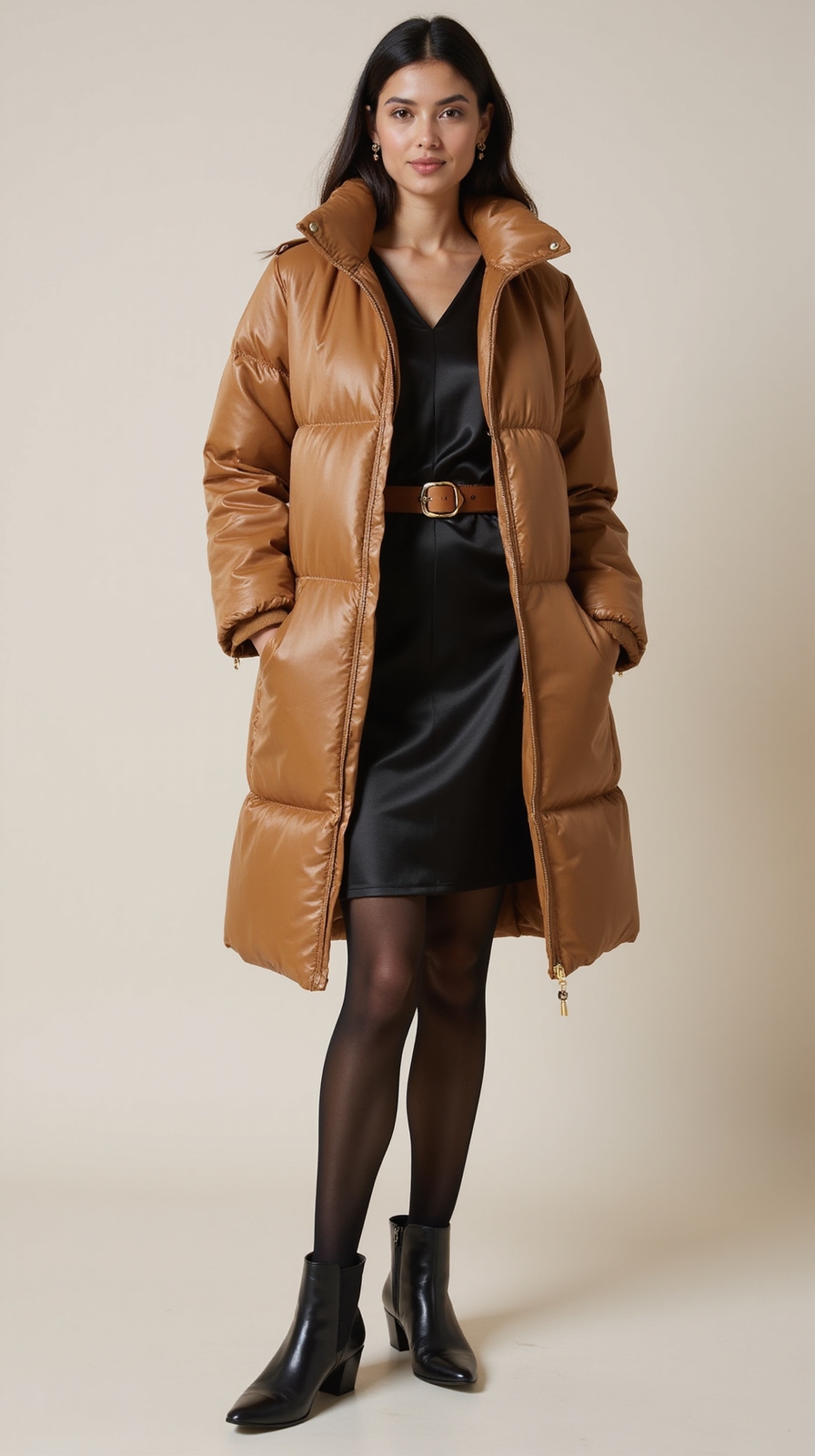 streamlined dress matte tights