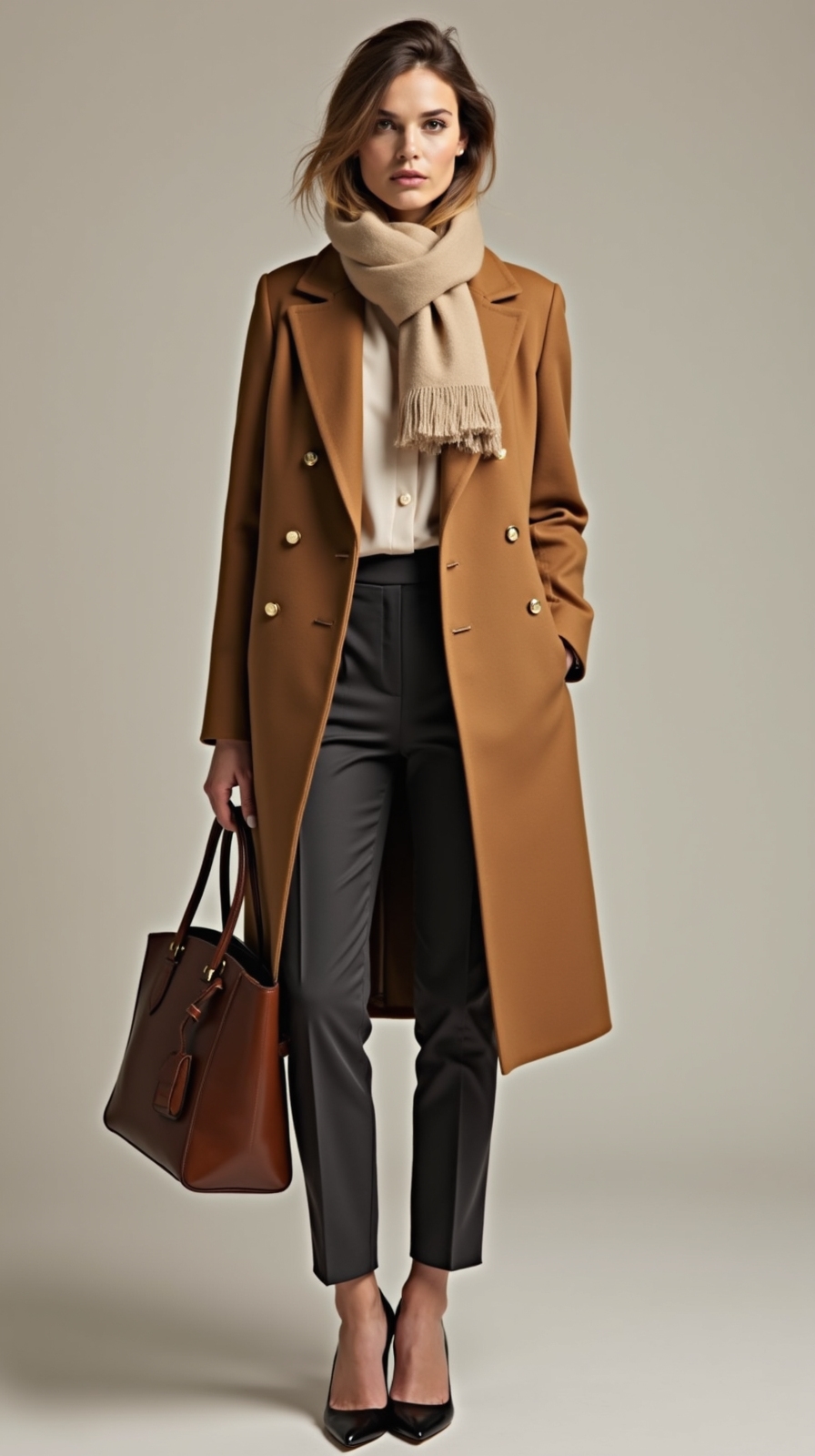 structured tailored coat ensemble