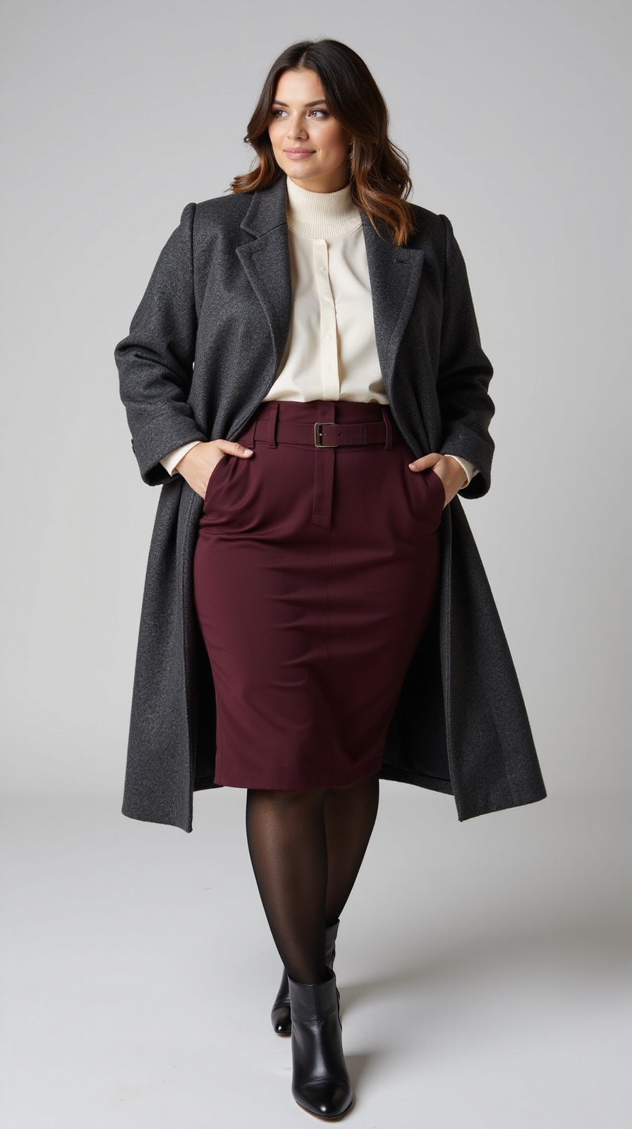 structured tailored outerwear for meetings