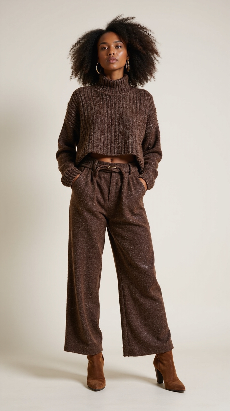 textured knit sets styling