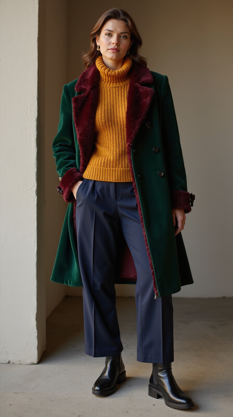 velvet shearling knit harmony