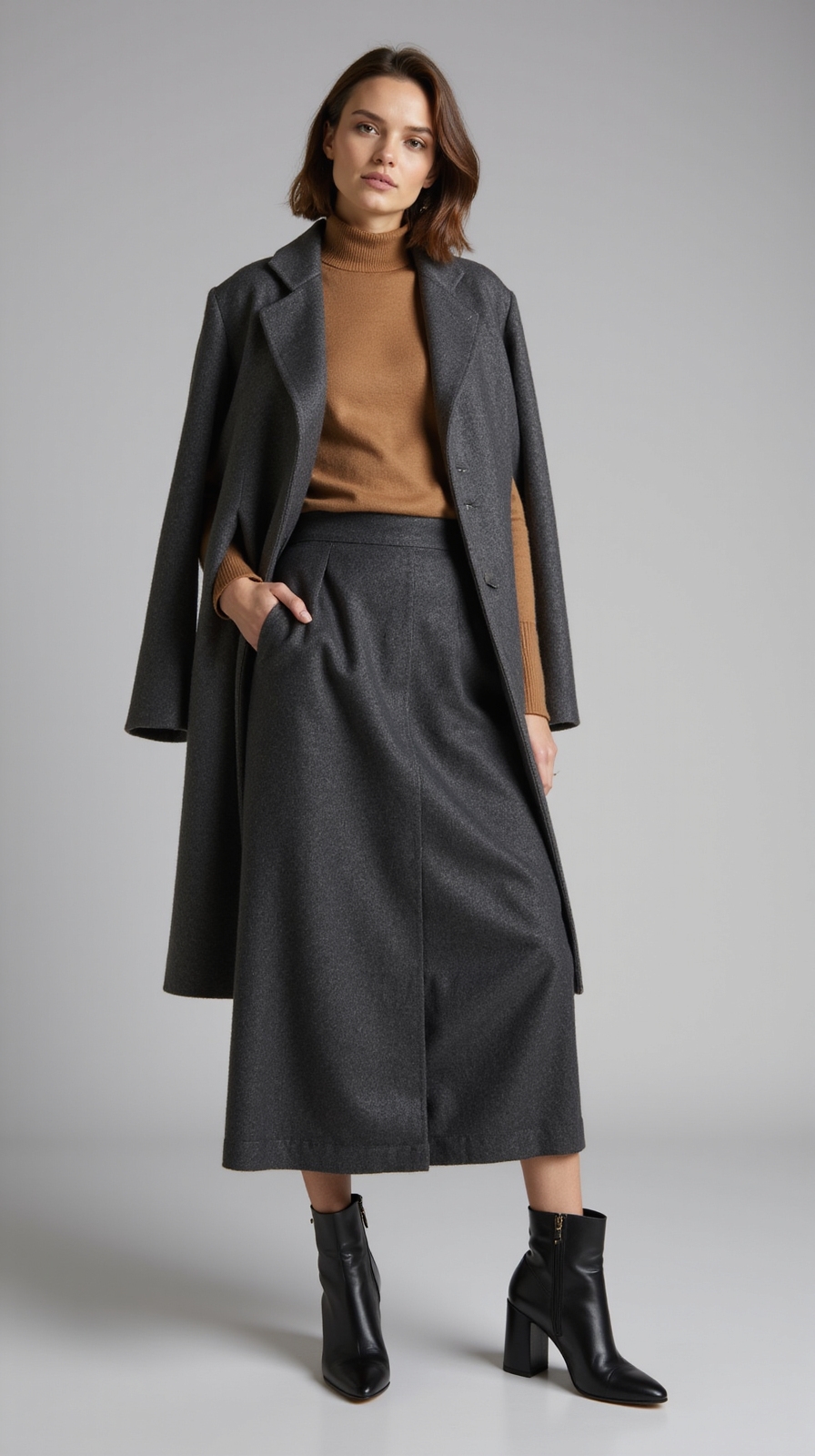 warm stylish winter skirtwear