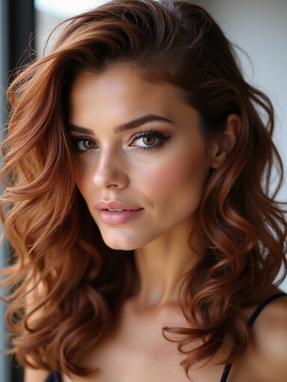 asymmetrical bold curly drama