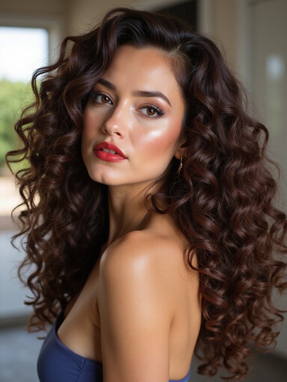 bouncy defined y2k ringlets