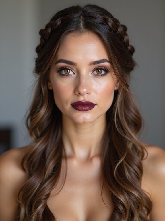 braided half up hairstyles