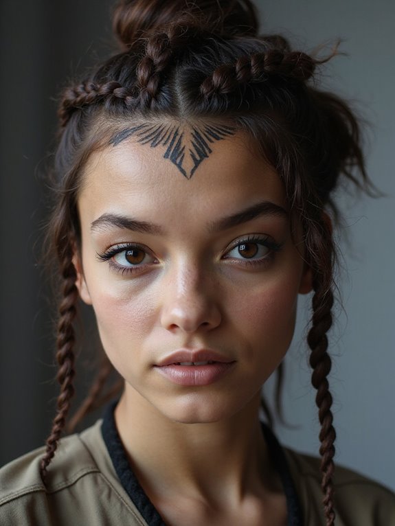 braided undercut pixie statement