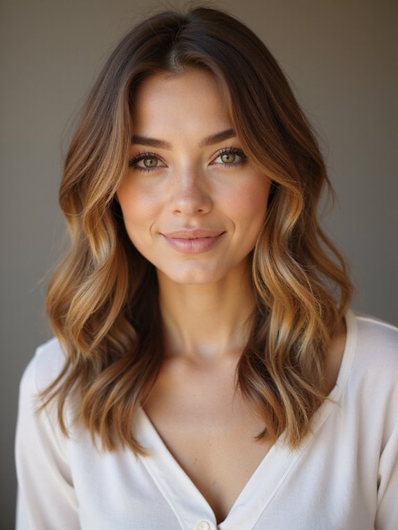 casual tousled bedhead lob