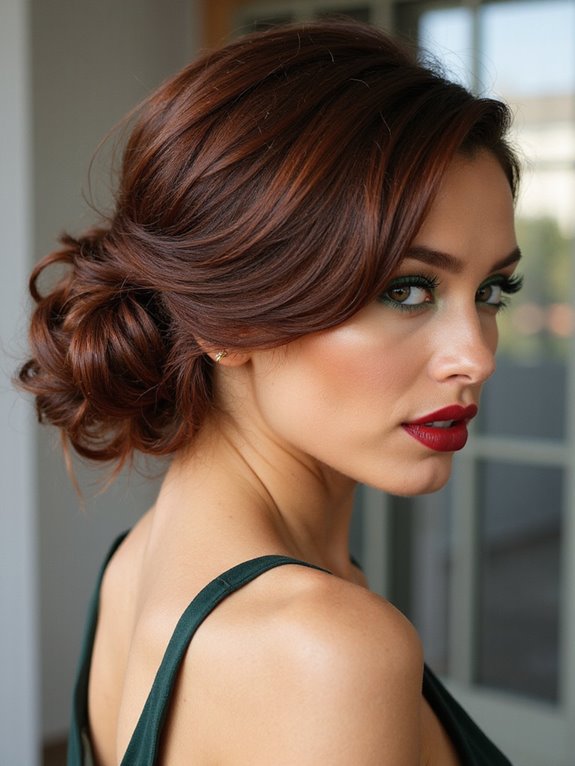 chic gentle protective low bun