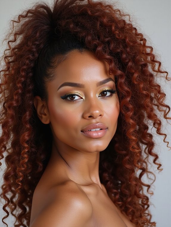 chic natural high puff