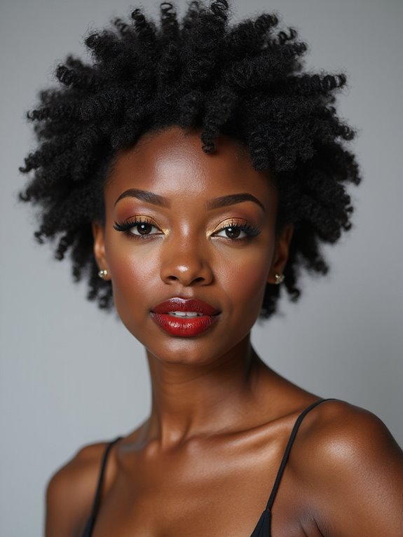chic short curly styles