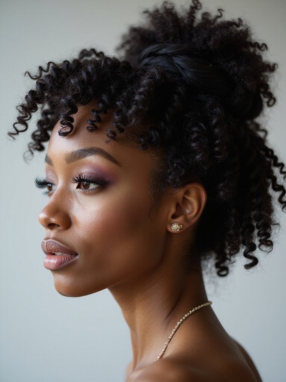 curl pattern matches prom style