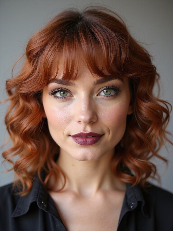 curly bangs bold return