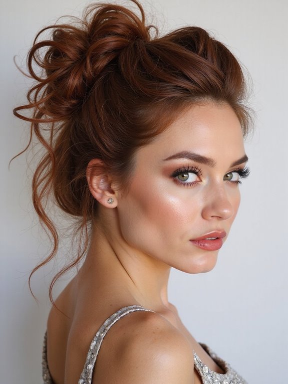 easy stylish curly hairstyle