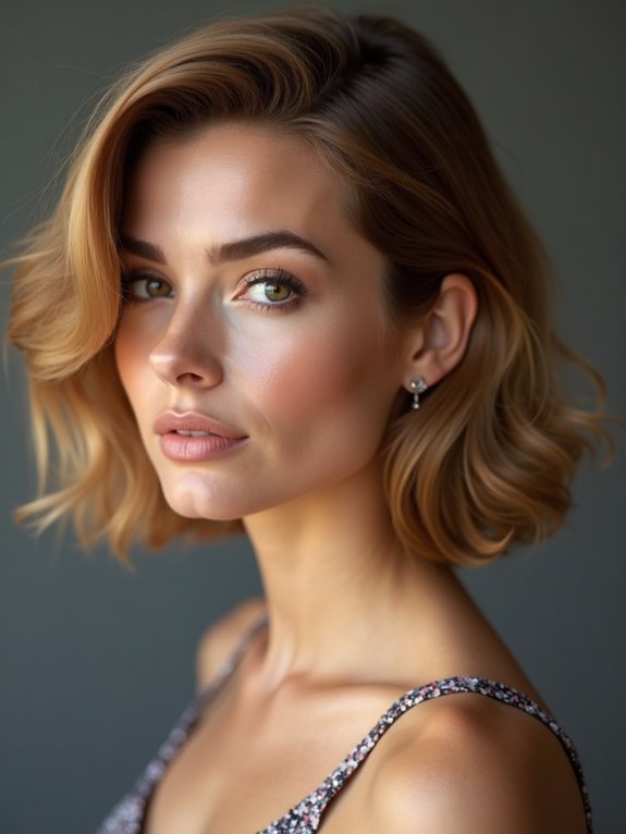 effortless cheekbone framing rounded bowl