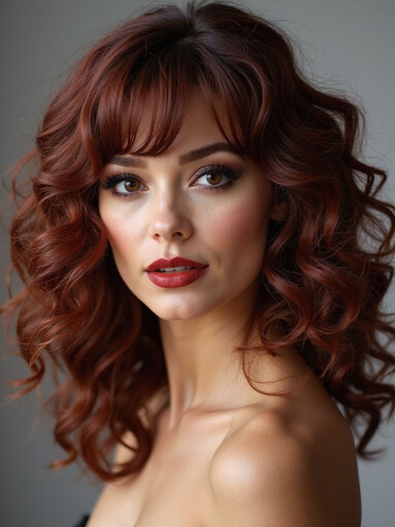 effortless chic pinned curls
