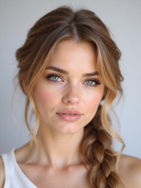 effortless chic side braid