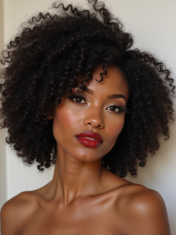 effortless high puff styling