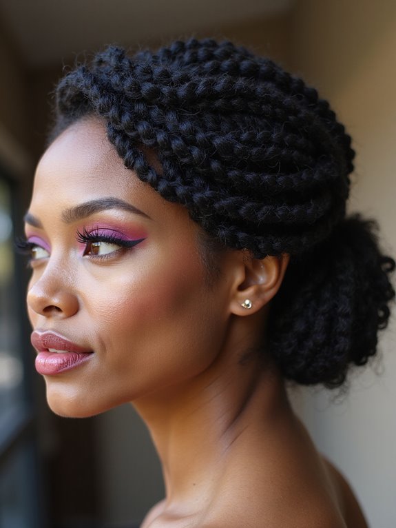 elegant versatile low bun
