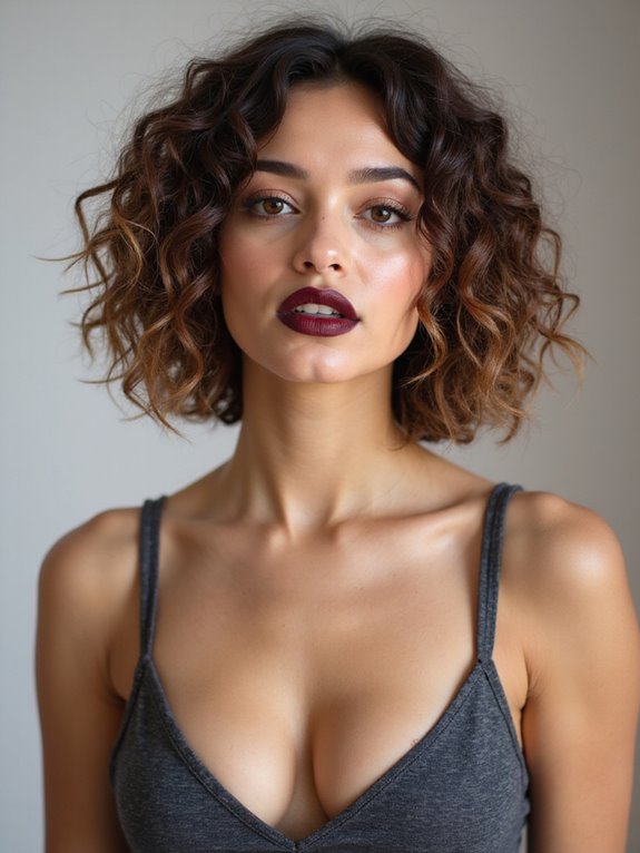 flattering short curly haircuts