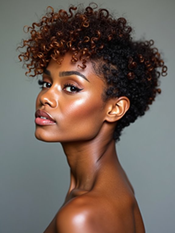 graduated a line curly shape