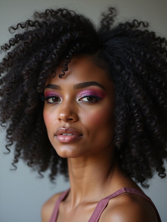heat free twist out curls