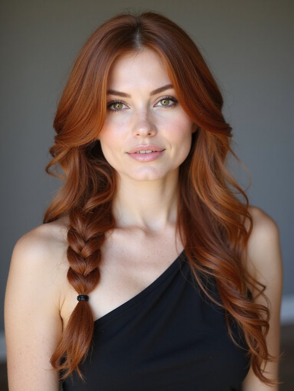 inverted rope like side braid